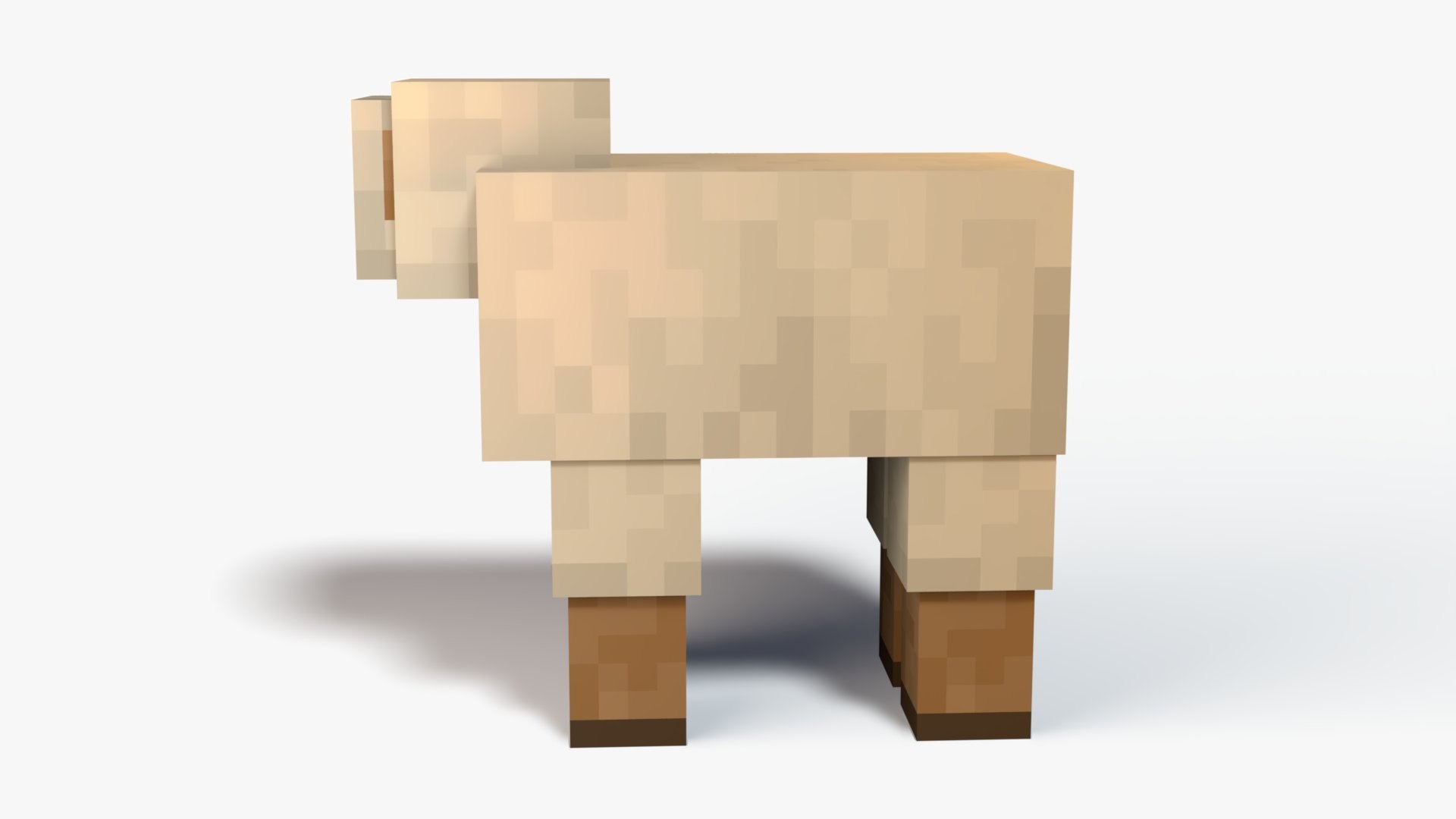 Minecraft Sheep 3D Model - TurboSquid 2515363