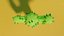 Cactus Model In Desert Scene model