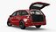 Honda Odyssey 2025 Modern Family Car Red Rigged for Maya