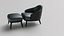 Sillón minotti leslie