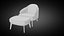 Sillón minotti leslie