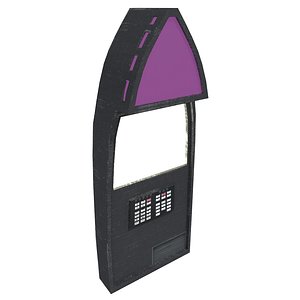 3d model sci-fi machine