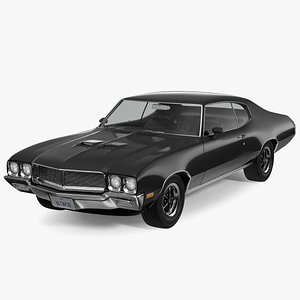 Muscle Car Black 3D model