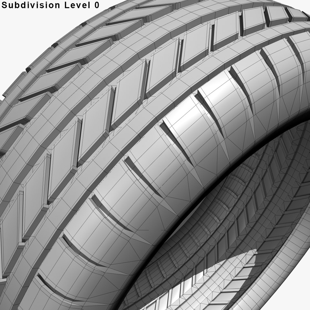 Car Tire 3d Model