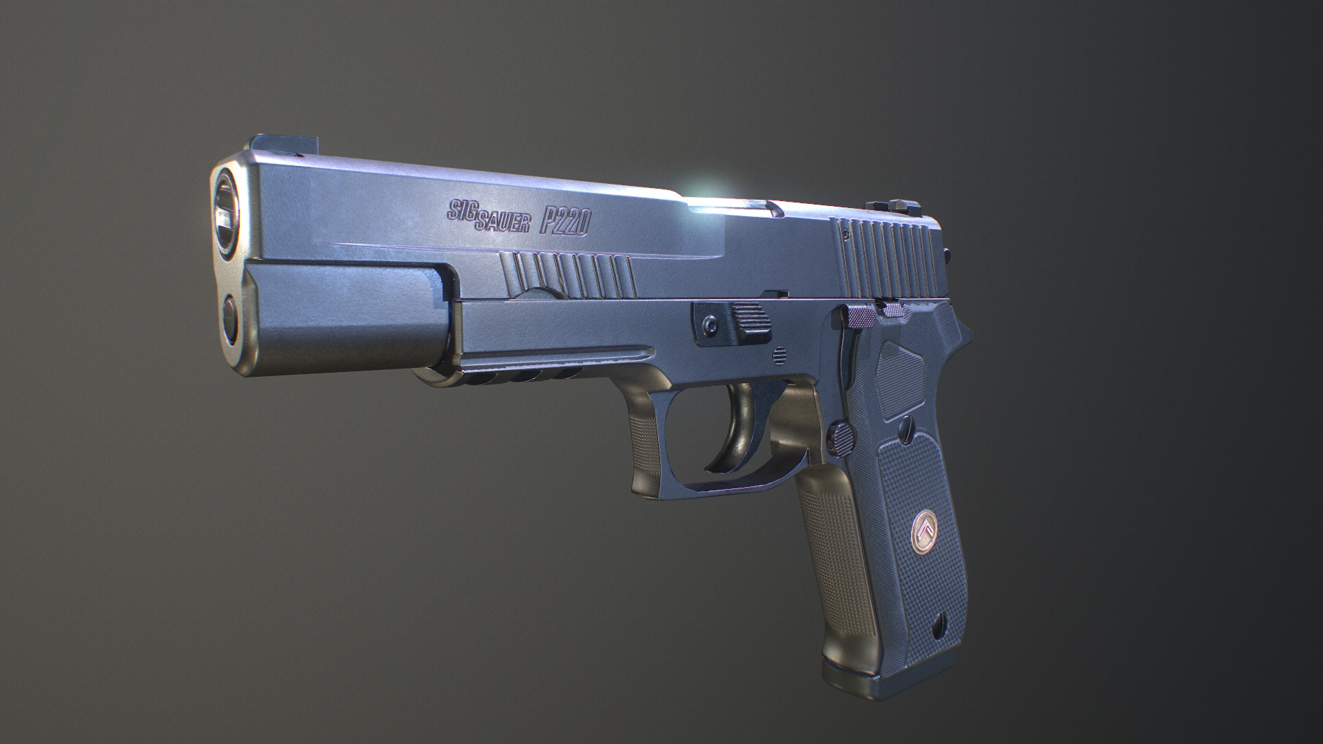 3D P220 Pistol Pbr - TurboSquid 1642595