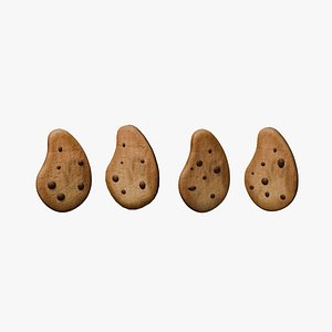 3D model Chocolate chip biscuit