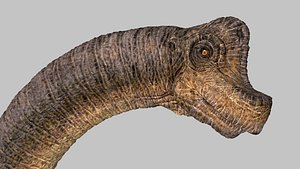 3D brachiosaurus animation blender