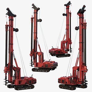 drilling rig ready 3D model