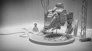 3D robot biped