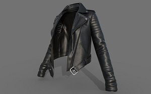 Leather Jacket - Game asset 3D model