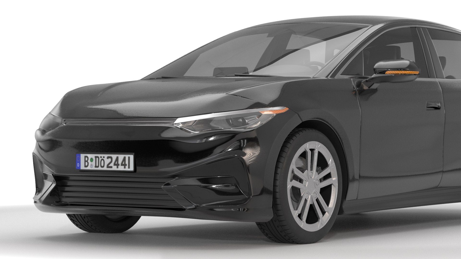 3D Generic Sedan 03 Model - TurboSquid 2435318