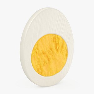 Hard Boiled Egg Slice 2 3D model