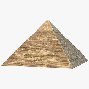 3D pyramid 01 model
