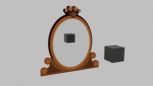 3D Wooden Mirror