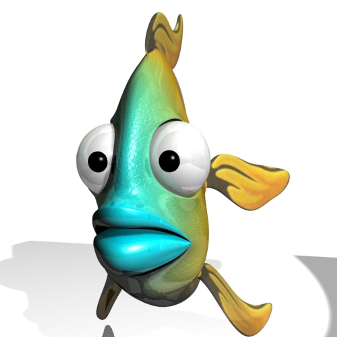 Cartoon Exotic Fish Rigged 3d 3ds