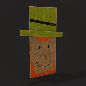 3D Leprechaun Standing Board