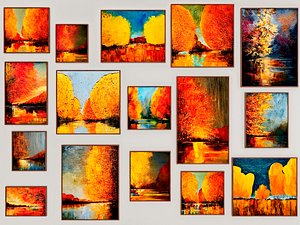 3d model pictures autumn