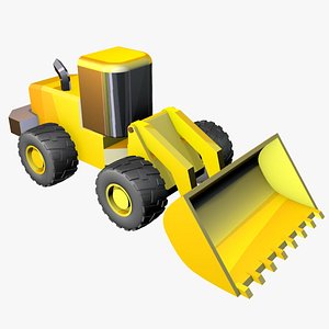 3D Front Loader model
