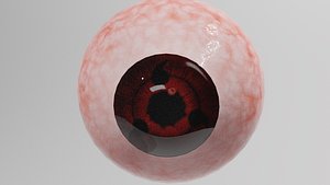 Low Poly Sharingan Eye 3D model