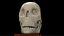 Cartoony skull with separated jaw