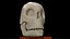 Cartoony skull with separated jaw