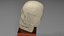 Cartoony skull with separated jaw
