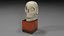Cartoony skull with separated jaw