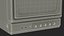 Vintage Black And White Video Monitor