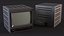 Vintage Black And White Video Monitor
