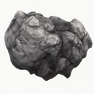 meteor asteroid rock 4k model