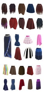 3D skirt real model
