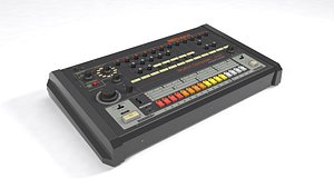 classic roland tr-808 3D model