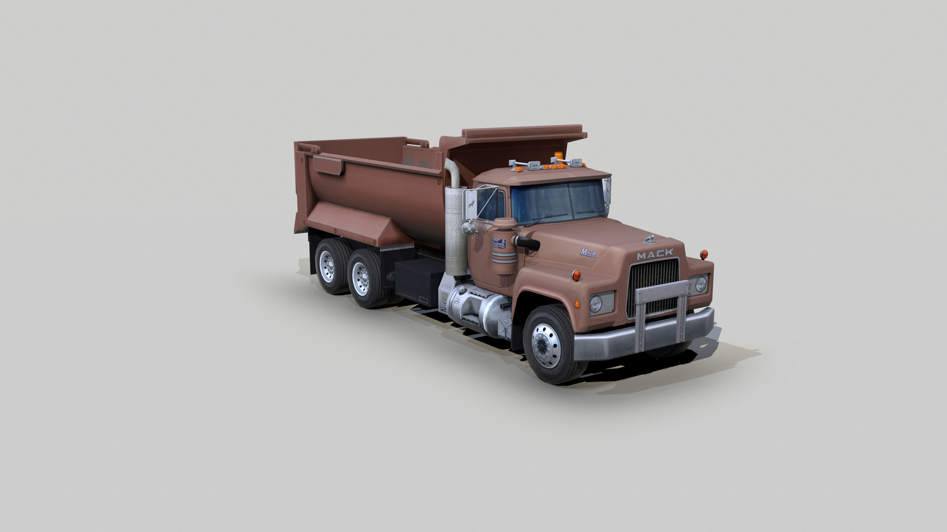 Mack RD686S Dump Truck S08 1985 3D Model - TurboSquid 1862406