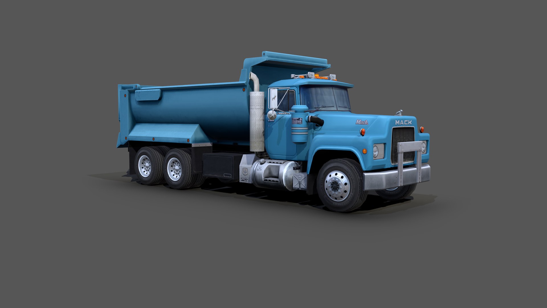 Mack RD686S Dump Truck S08 1985 3D Model - TurboSquid 1862406