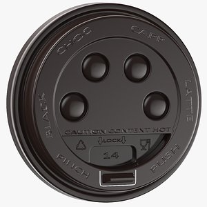 3D model Detailed Lid For Coffee Cup
