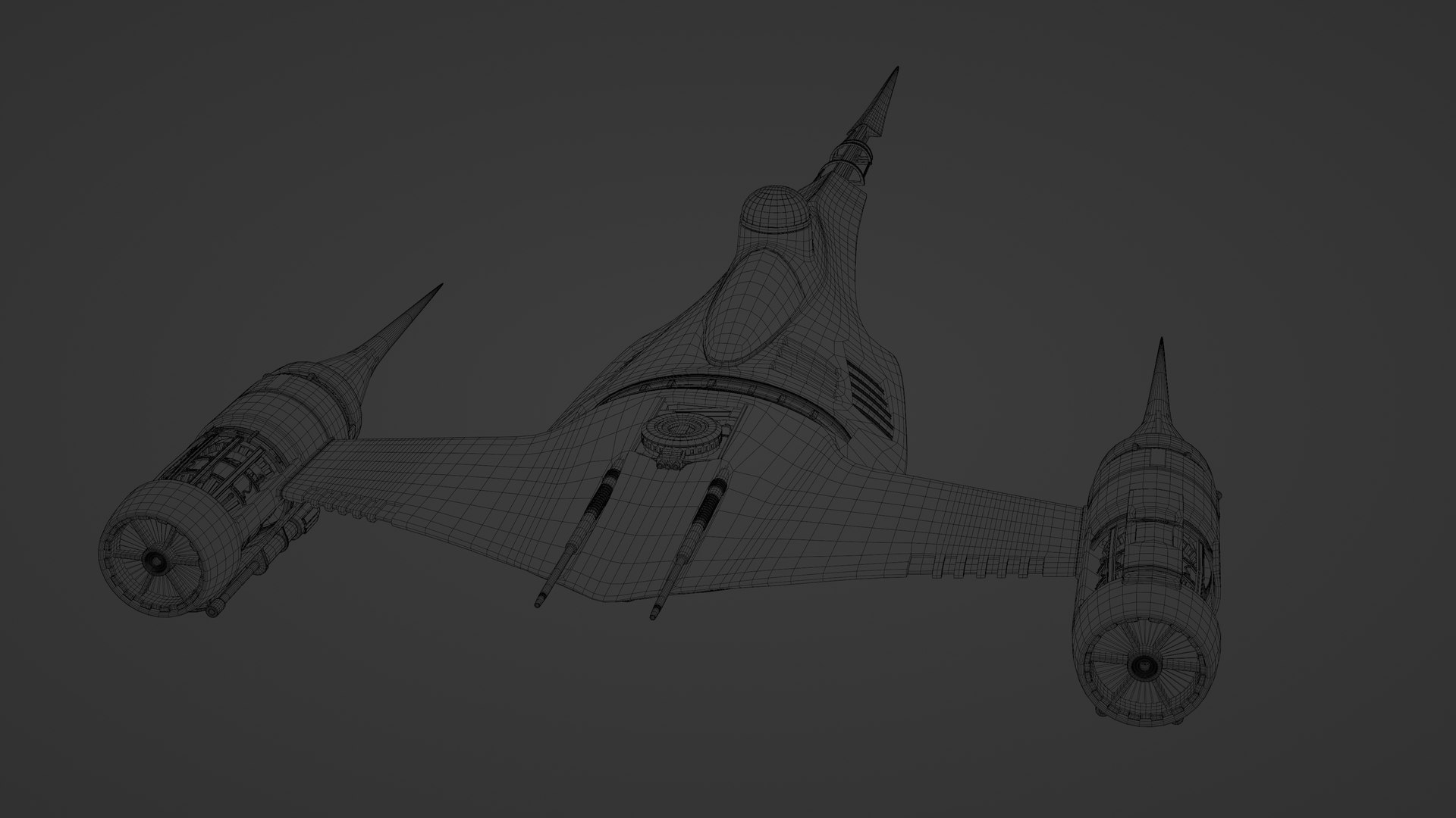 3D model Mandalorian N1 Starfighter https://p.turbosquid.com/ts-thumb/0o/uZPVzC/s6/wireframe1/png/1721850226/1920x1080/fit_q87/37844bb388dadc7044f8462e585b582e95737e11/wireframe1.jpg