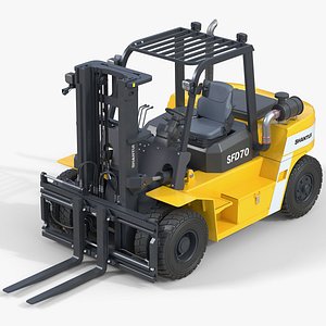 Shantui Diesel Forklift SFD100 3D model
