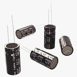electrolytic capacitor 3D