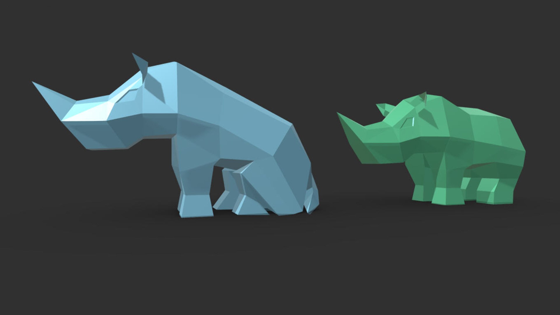 Rhinoceros low poly 3D model https://p.turbosquid.com/ts-thumb/0o/x46AER/Ho/im07/jpg/1696445109/1920x1080/fit_q87/4aa82a90e69d2211631aee36465f39b5922262cc/im07.jpg