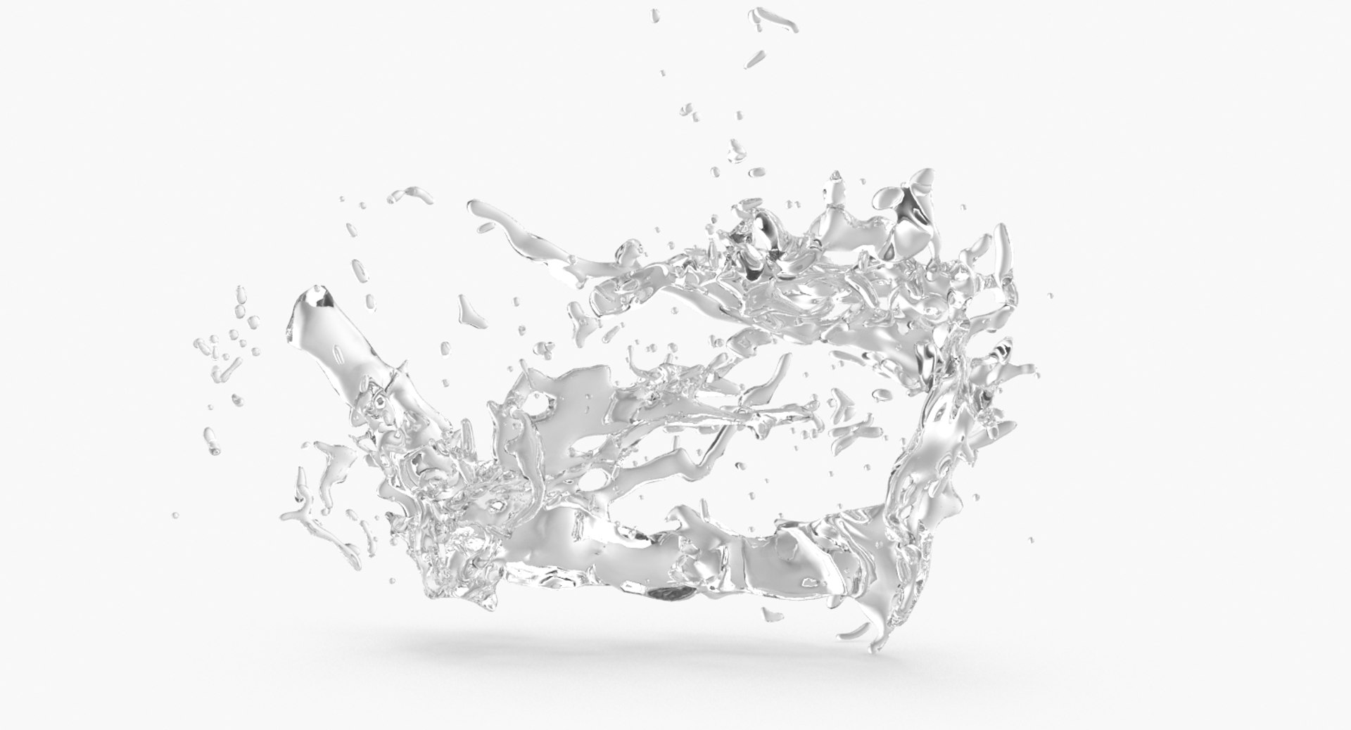 Realistic Splash 3D - TurboSquid 1211405