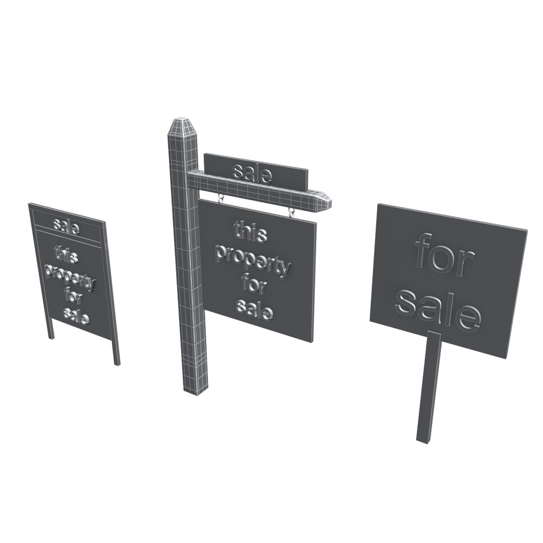 Real Signs 3d Model