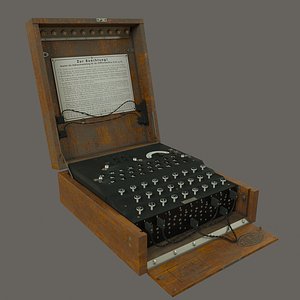 Enigma Machine 3D model