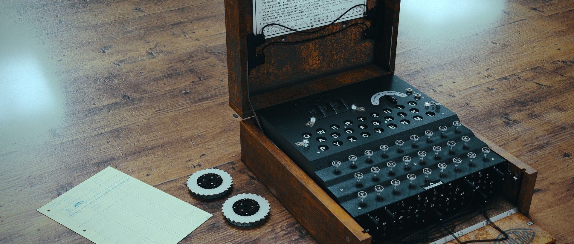 Enigma Machine 3D Model - TurboSquid 2304568