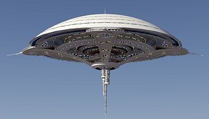 max futuristic building sci-fi
