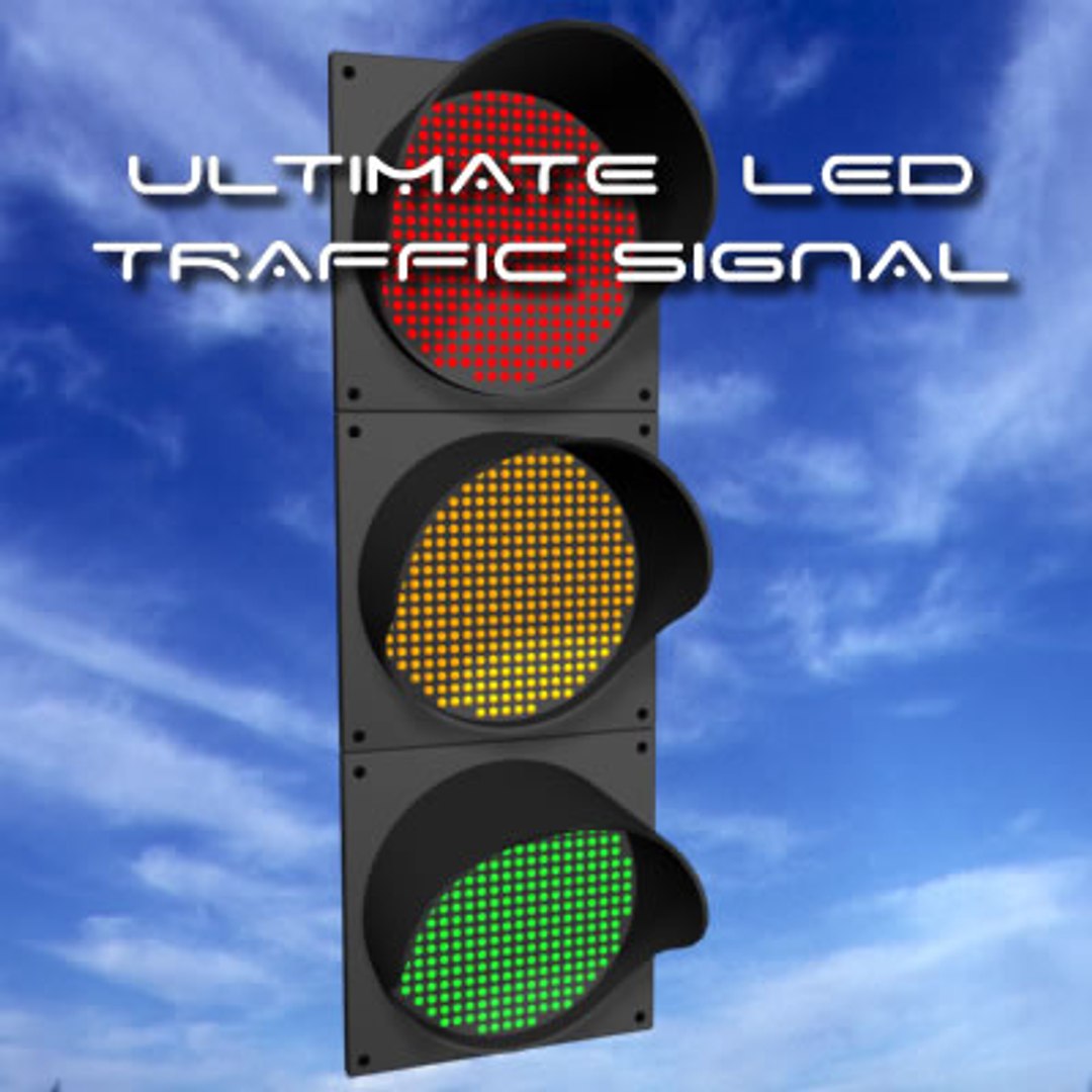 Led Traffic Lights 3d 3ds