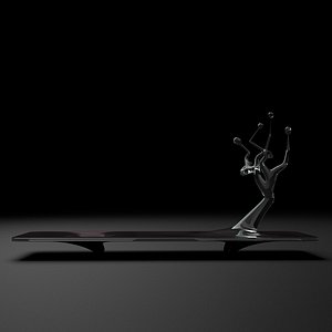 3D model TREE GLASS COFFE TABLE