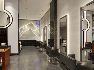 Chinese style barber shop