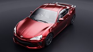 3D Toyota GT86 model