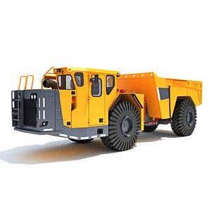 Articulated Underground Mining Truck Haul Vehicle