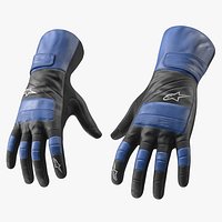 Alpinestars Fireproof Driver Gloves for Racing Blue
